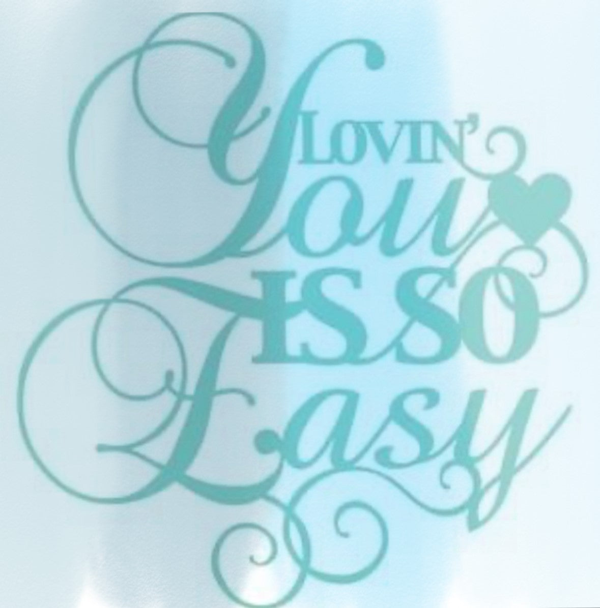 Loving You Is So Easy (One-Of-A-Kind Print)